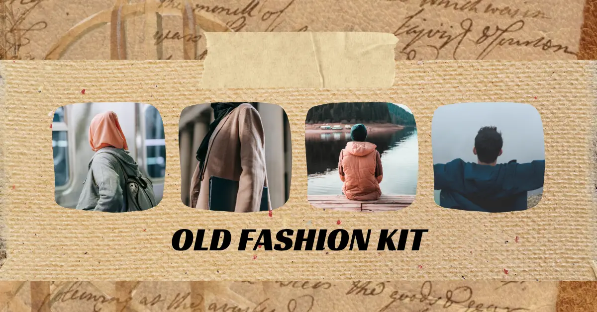 A vintage-style old-fashioned kit featuring classic tools and accessories, evoking nostalgia and timeless elegance.